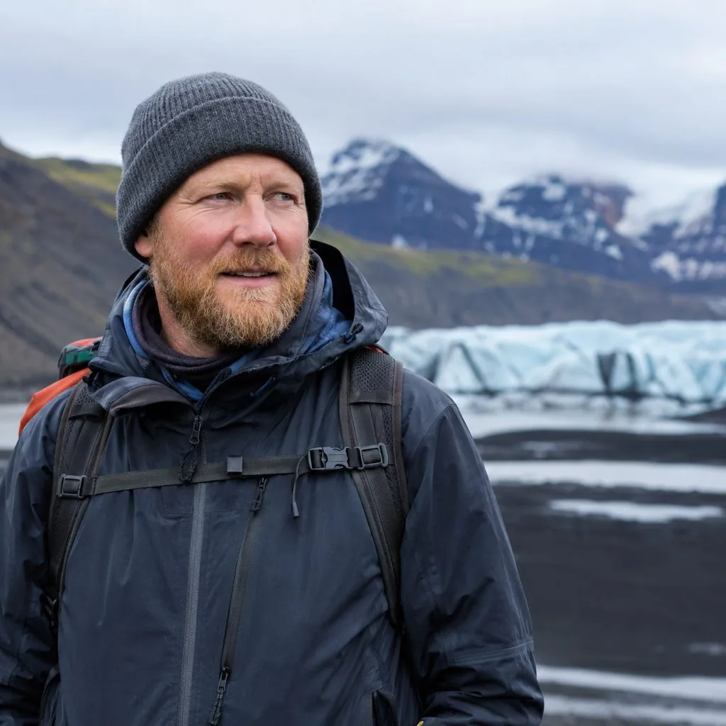 Gunnar Stefansson, Glacier guide